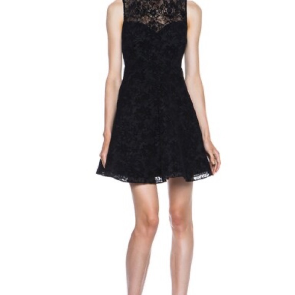 Alice + Olivia Lace A-Line Open Back Dress - Picture 10 of 10